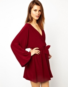 ASOS | ASOS Kimono Wrap Dress at ASOS
